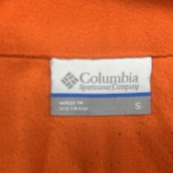 Columbia Auburn University Pullover Fleece—Men's S—Orange—1/4 Zip—EUC—Game Day‎ - Picture 10 of 15